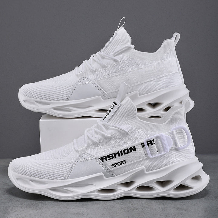 Unisex Strick-Sockensneaker mit gelochter Waben-Luftsohle Drune