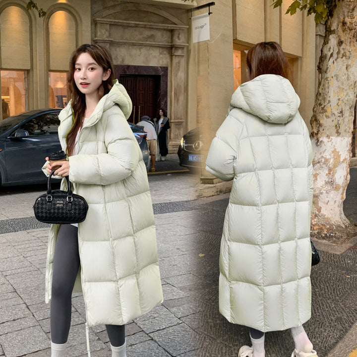 Drune | Marie Stylische Lange Decken Puffa Jacke Für Frauen