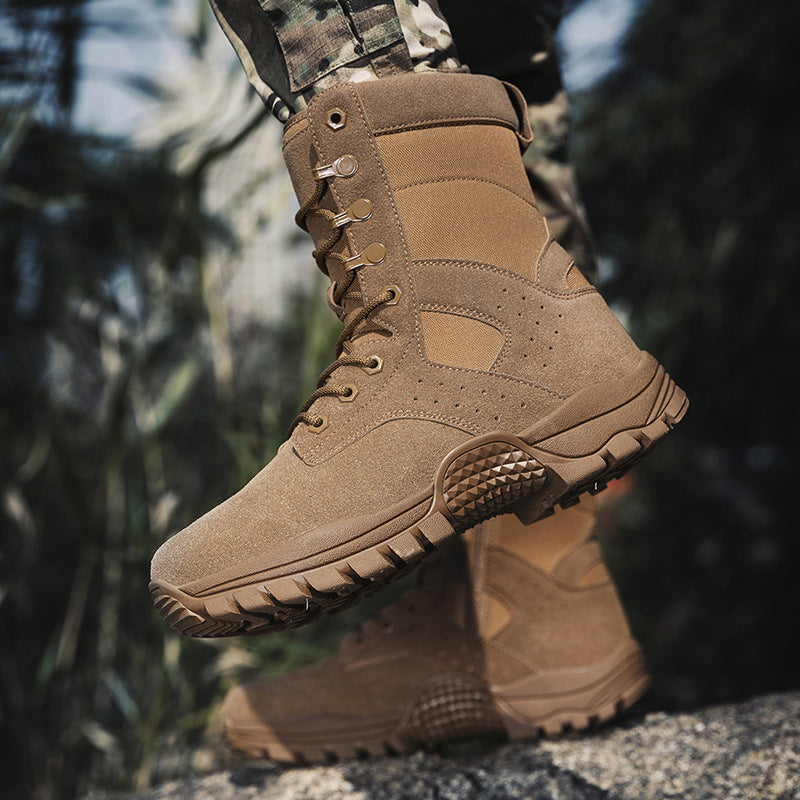 Herren Hochleistungs‑Taktikstiefel mit Cordura‑Mesh und stoßdämpfender Mehrzonenprofilsohle Drune