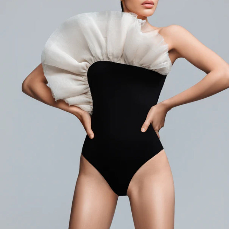 Damen One-Piece Badeanzug Drune