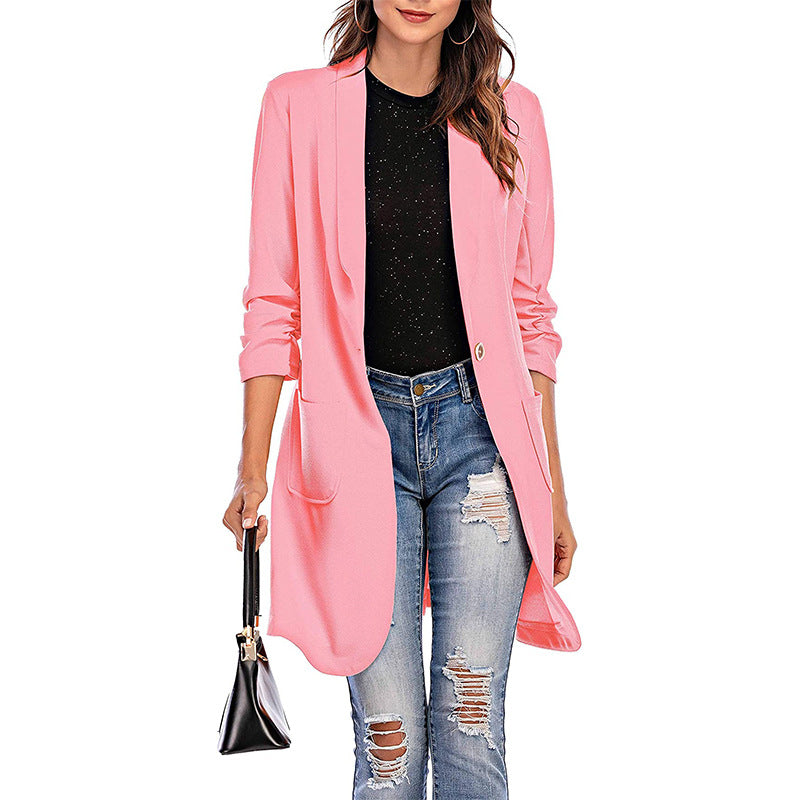 Damen Stretchiger Blazer mit modernem Schnitt und Taschen Drune