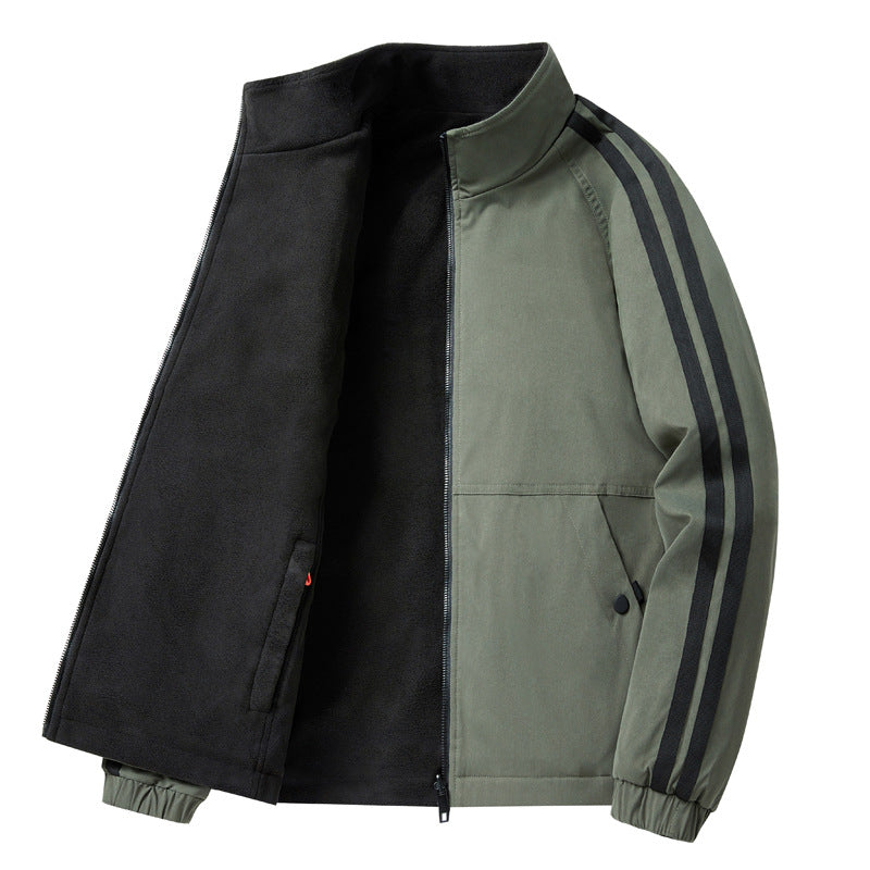 Herren Sportliche Übergangsjacke mit hohem Kragen Drune 1788241641