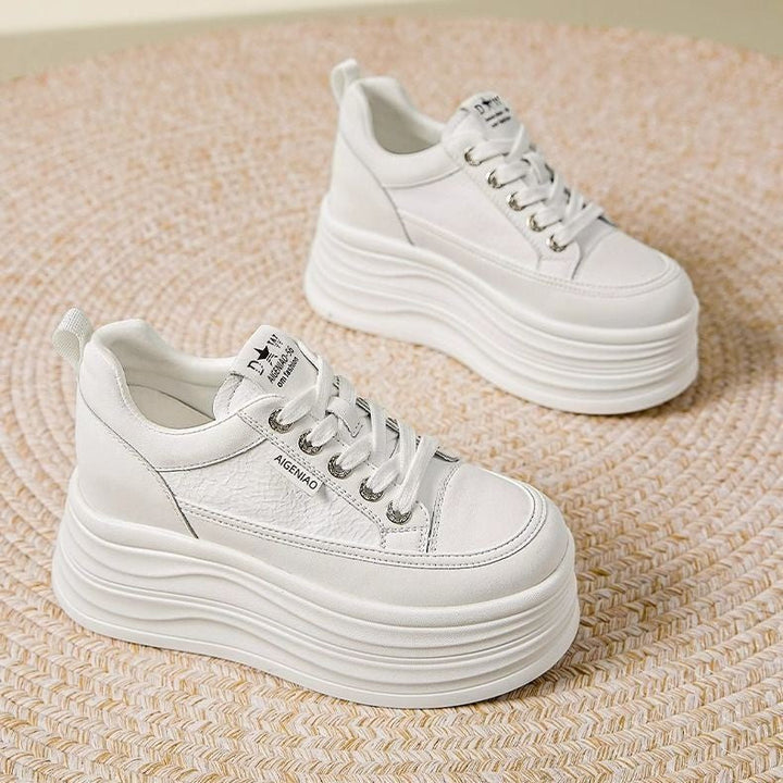 Damen Plateau Sneakers Drune