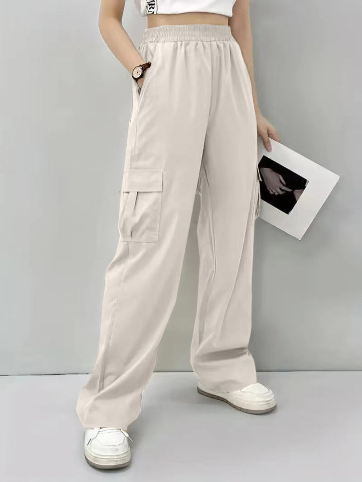 Damen Cargo-Hose mit elastischem Bund und praktischen Seitentaschen Drune