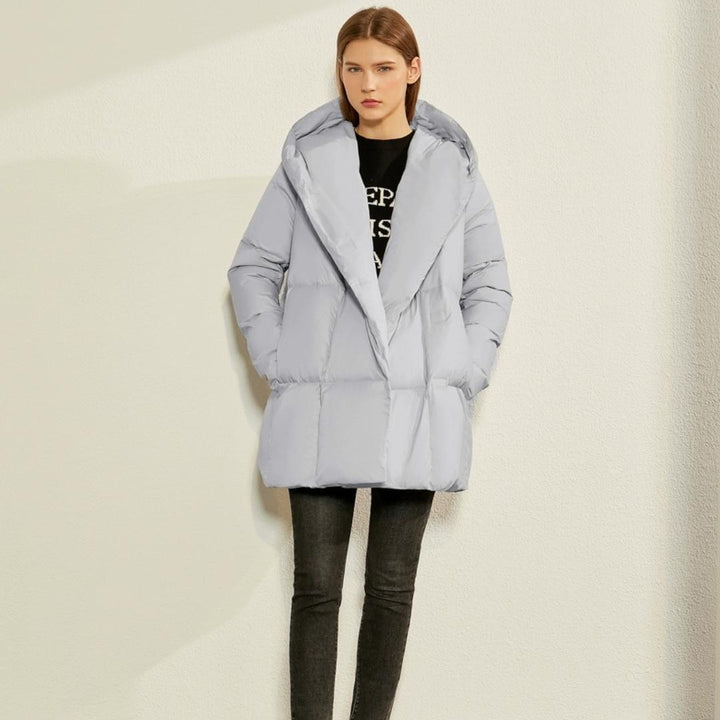 Damen Modische Oversized Daunenjacke Drune