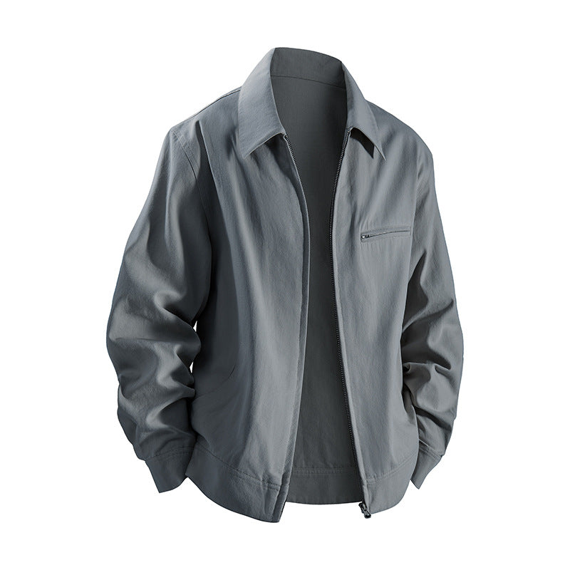Herren lässige Übergangsjacke mit praktischen Taschen und modernem Schnitt Drune