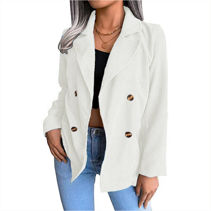 Drune | Damen Baumwolljacke Doppelknopfverschluss