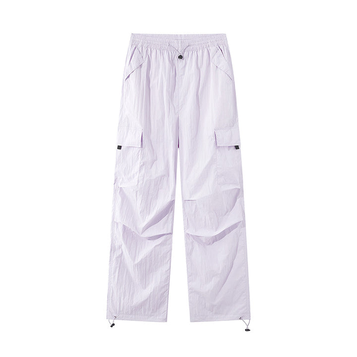 Unisex Leichte technische Cargo-Hose mit Kordelzug und verstellbarem Saum Drune