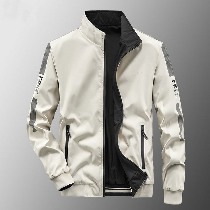 Herren Sportliche Windbreaker Jacke Drune