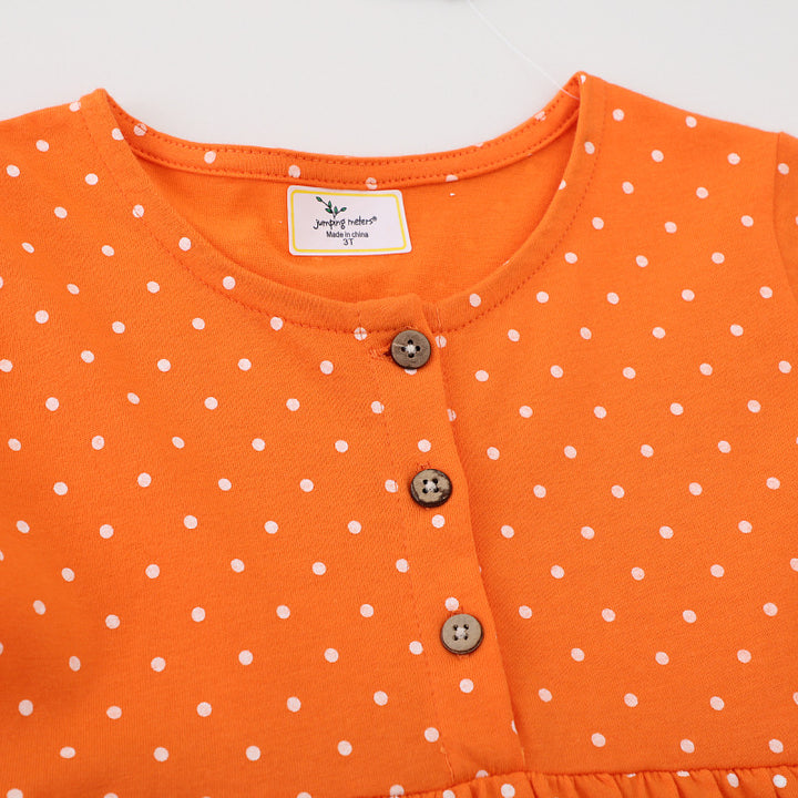 Kleines Mädchen Langarmkleid Drune