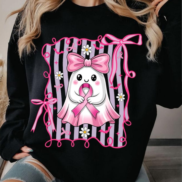 Damen Sweatshirt mit niedlichem Geistermotiv und verspieltem Design Drune