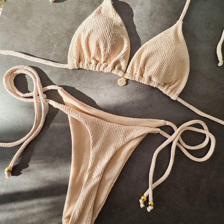 Damen Triangel-Bikini mit raffinierten Details Drune