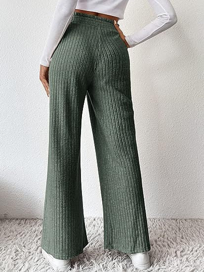 Drune | Lockere gestrickte lange Hose