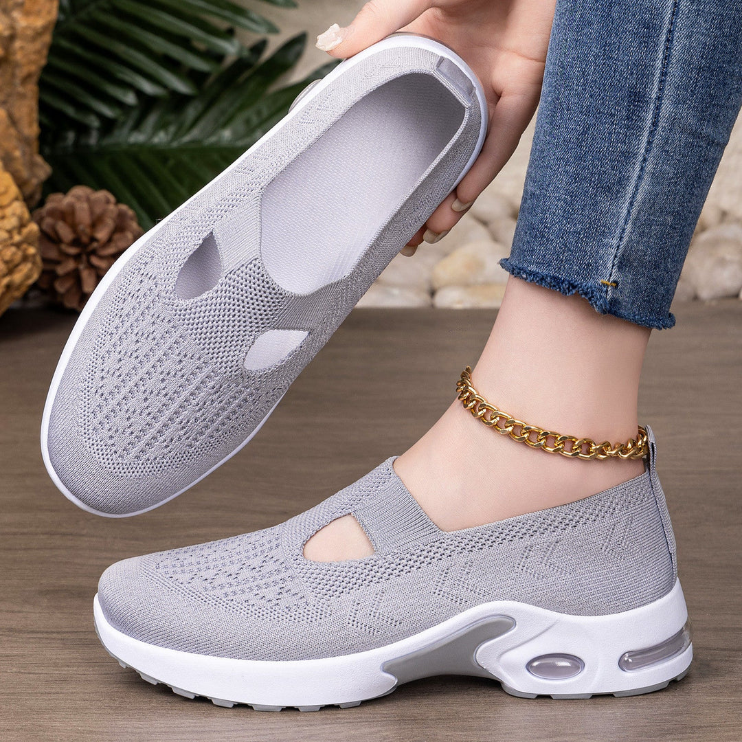 Damen Sportliche Slip-On Sneakers mit komfortabler Strobel-Konstruktion und atmungsaktivem Obermaterial Drune