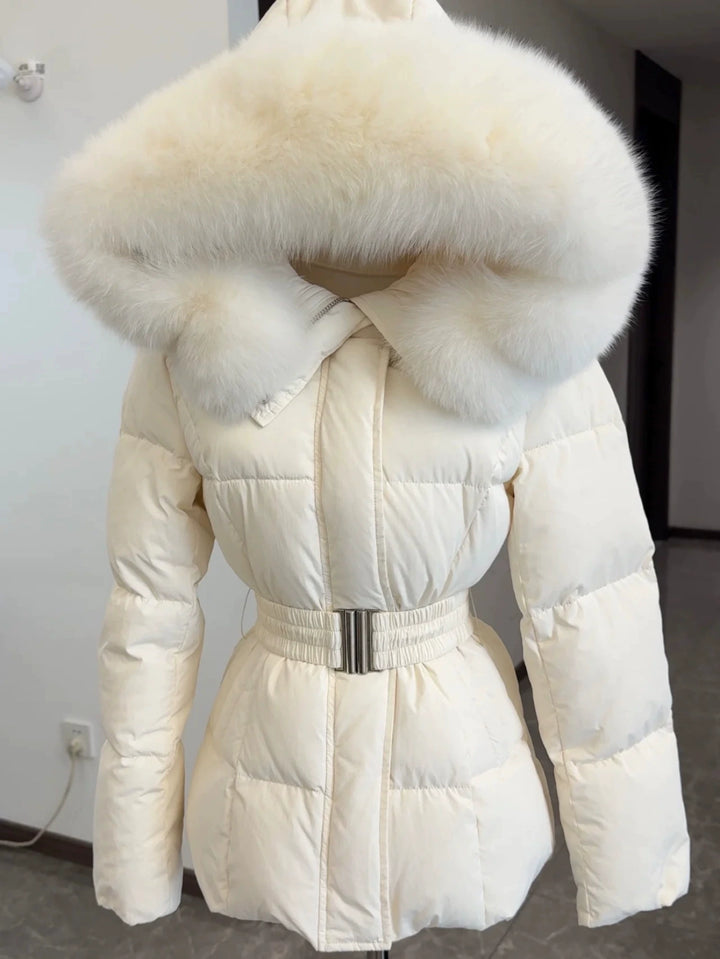 Drune | Stylische Kapuzenjacke mit Gürtel