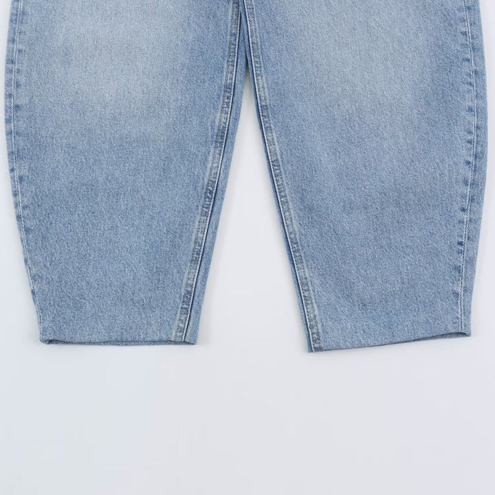 Damen Hochtaillierte Relaxed-Jeans mit zulaufender Beinform Drune
