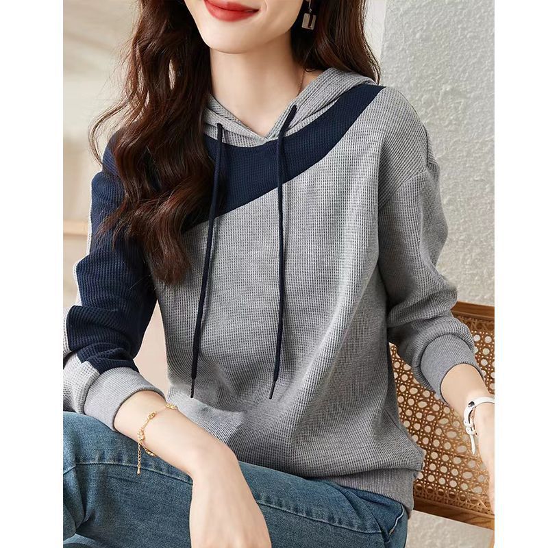 Damen modischer Hoodie mit strukturiertem Design Drune