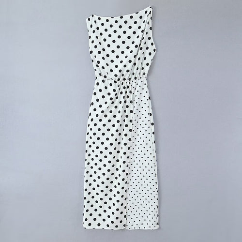 Damen Maxikleid mit trendigem Polka-Dot-Muster Drune