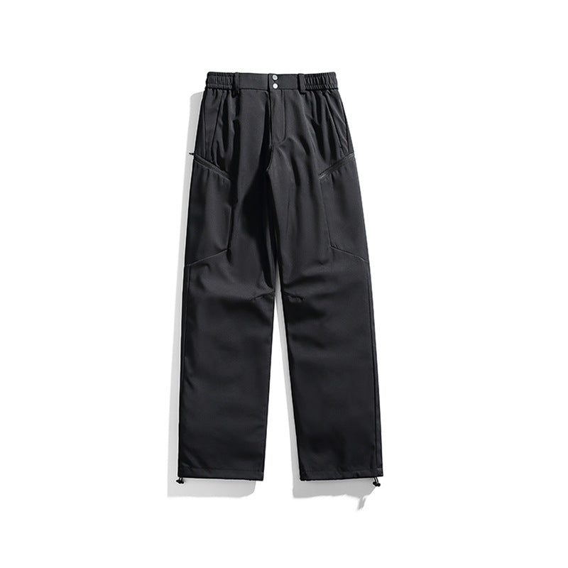 Herren Funktionale Cargo-Hose mit elastischem Bund und verstellbarem Saum Drune