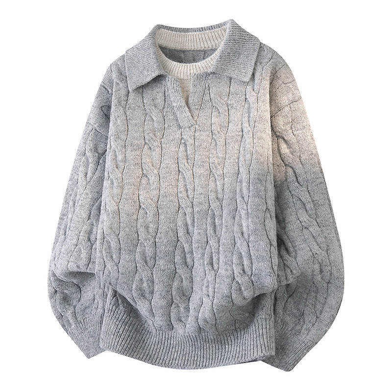 Damen Übergroßer Strickpullover Drune