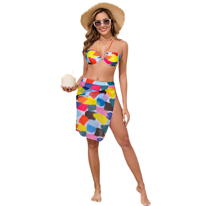 Damen Bikini-Set mit modischem Wickelrock Drune
