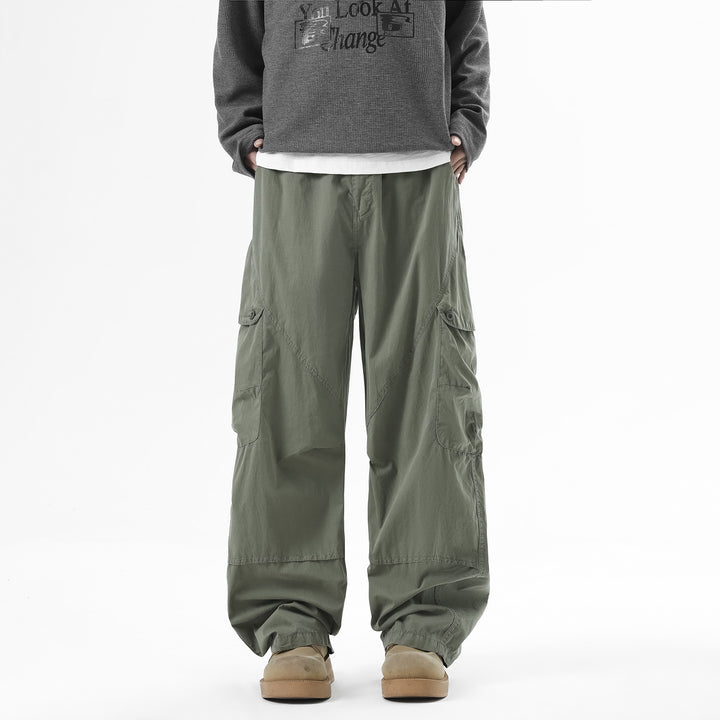 Herren weite technische Cargohose mit Mehrfachtaschen Drune