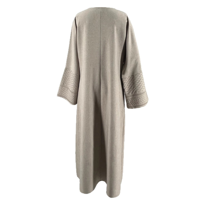 Damen elegante Maxikleid mit modischen Trompetenärmeln und feinen Details Drune