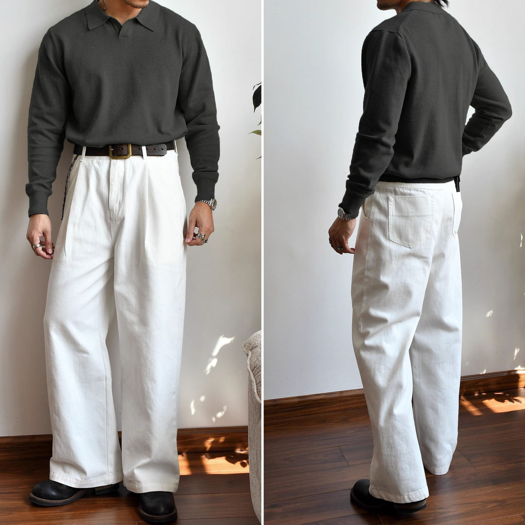 Herren Stilvolles Strickoberteil Drune