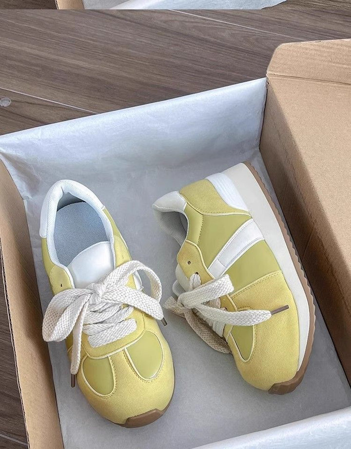 Damen Sportliche Sneaker mit bequemer Dämpfung und atmungsaktiver Oberflächenstruktur Drune