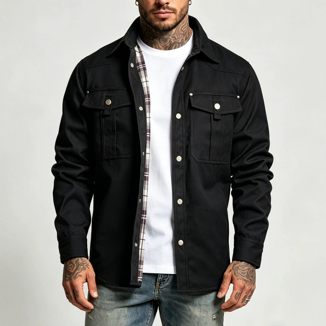 Herren Canvas-Hemdjacke Drune