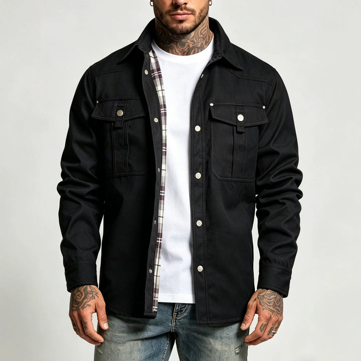 Herren Canvas-Hemdjacke Drune
