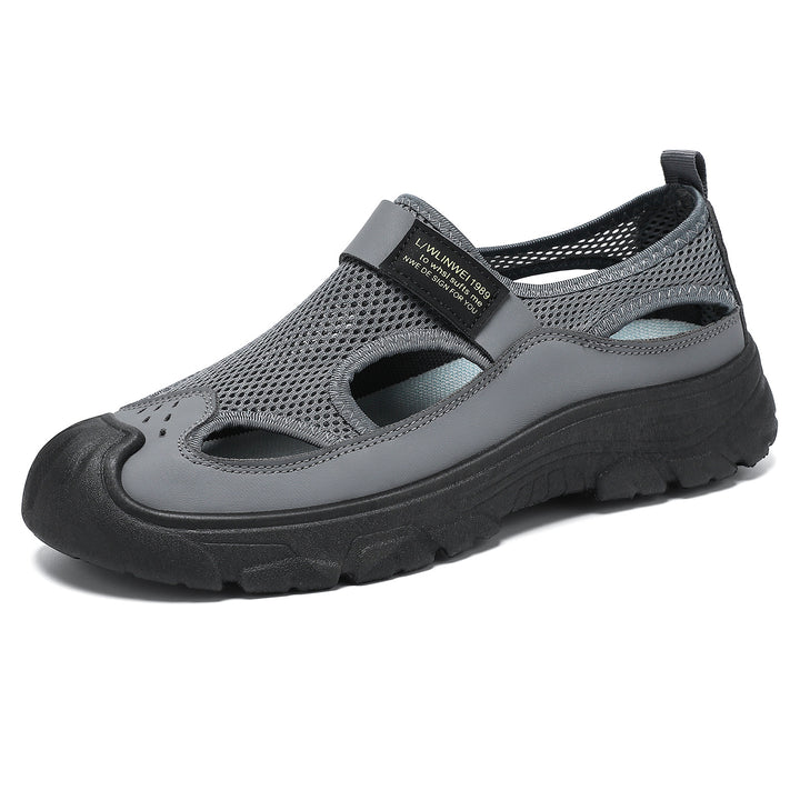 Damen nan atmungsaktive Mesh-Mary-Jane-Sneaker mit Klettverschluss, verstärkter Zehenkappe und griffiger Plateau-Profilsohle Drune