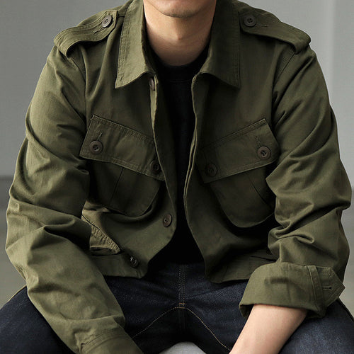 Herren Utility-Jacke mit funktionalen Taschen und klassischem Design Drune