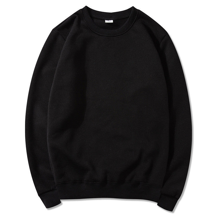 Unisex zeitloser Rundhals-Sweater ohne Kapuze mit angerauter Innenseite und verstärktem Nacken Drune