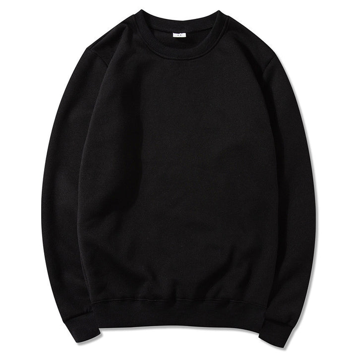 Unisex zeitloser Rundhals-Sweater ohne Kapuze mit angerauter Innenseite und verstärktem Nacken Drune