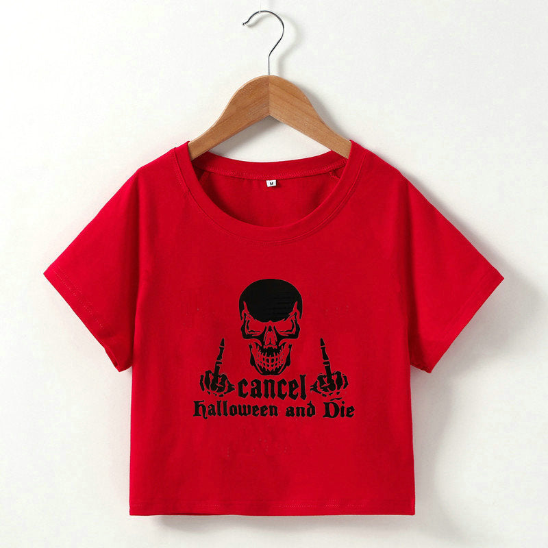 Frauen Grafik Crop Top Drune