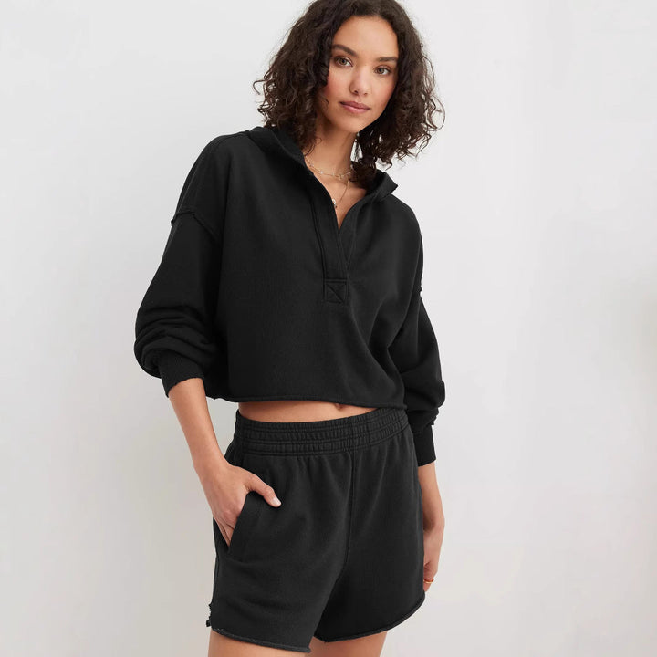 Damen Oversized Kapuzenpullover Drune