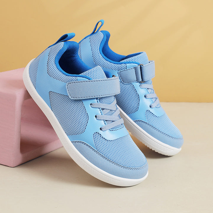 Unisex nan leichte Mesh-Sneaker mit elastischem Schnürsystem, Klettverschluss und EVA-Zwischensohle Drune