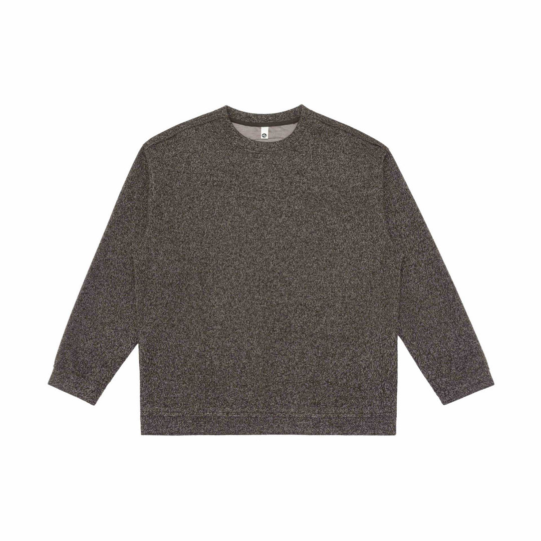 Unisex Feinstruktur-Sweatshirt mit Rundhalsausschnitt und Oversize‑Silhouette Drune