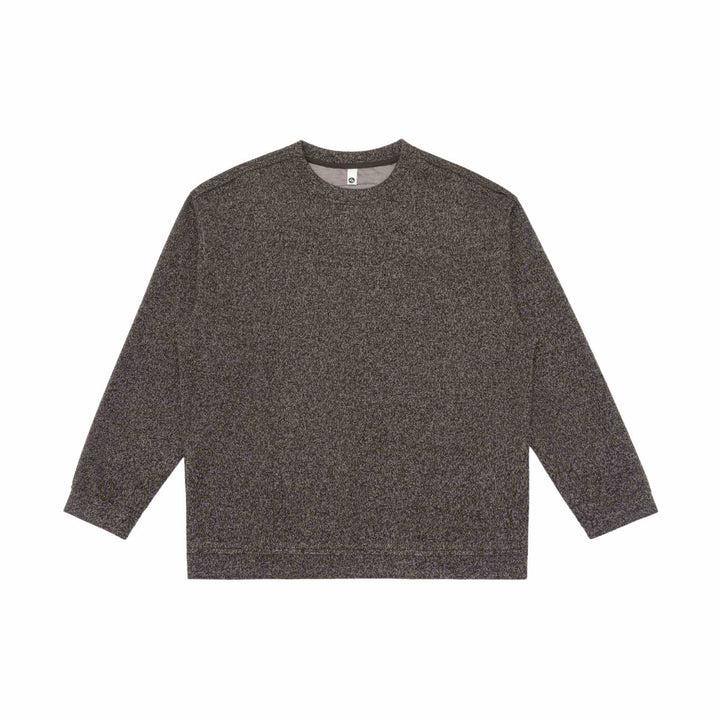 Unisex Feinstruktur-Sweatshirt mit Rundhalsausschnitt und Oversize‑Silhouette Drune