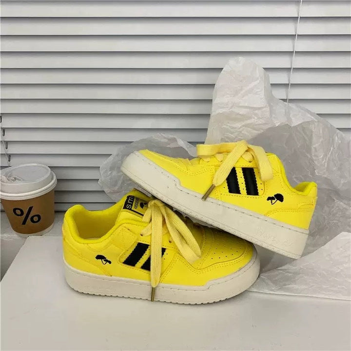 Damen Sneakers im sportlichen Retro-Stil mit trendigen Akzenten Drune