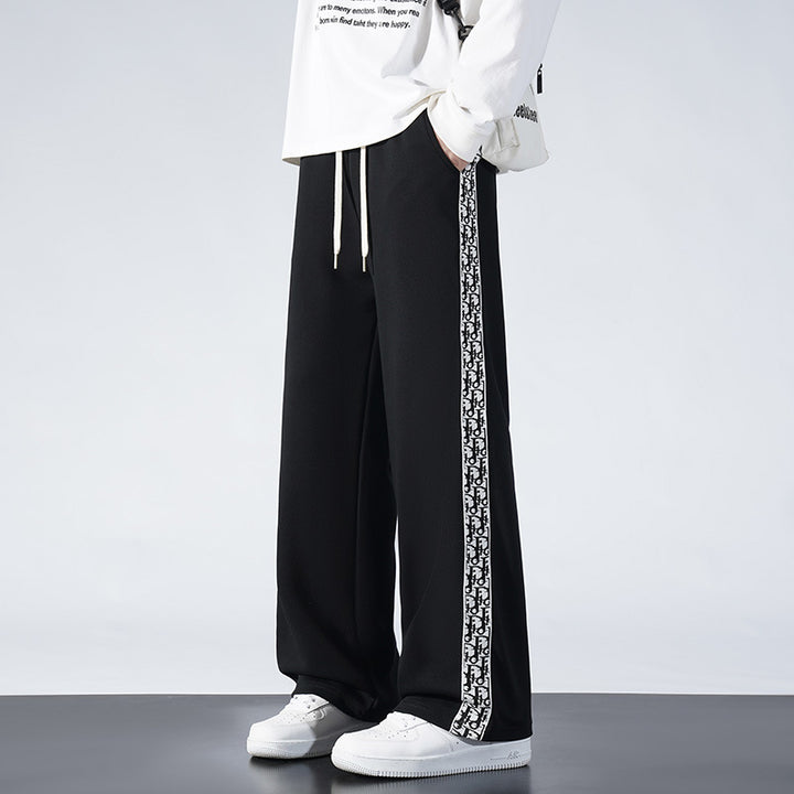 Damen Extraweite Lounge-Sweathose mit seitlichem Logoband und Komfortbund Drune