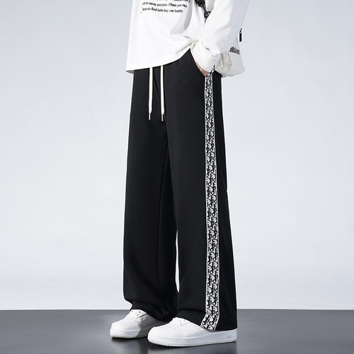 Damen Extraweite Lounge-Sweathose mit seitlichem Logoband und Komfortbund Drune