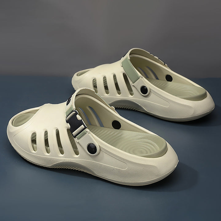 Herren Badeschuhe mit beweglichem Fersenriemen und belüftetem Obermaterial Drune