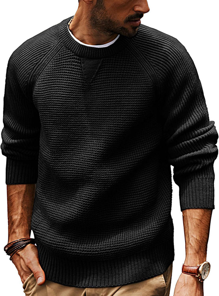 Herren strukturiertes Pullover mit lässigem Schnitt Drune