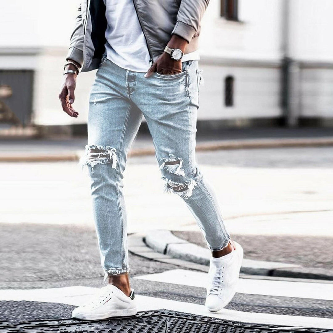 Herren Destroyed Jeans mit modernen Distressed-Effekten Drune