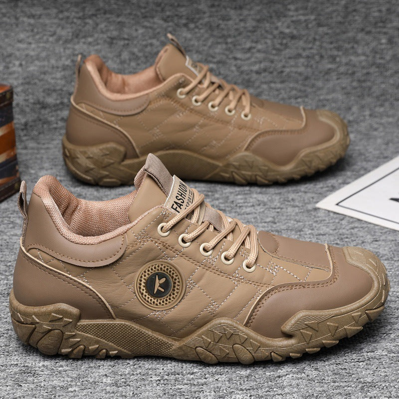 Herren Robuster Outdoor-Sneaker mit profilierter Trail-Sohle und gesteppter Obermaterial-Optik Drune