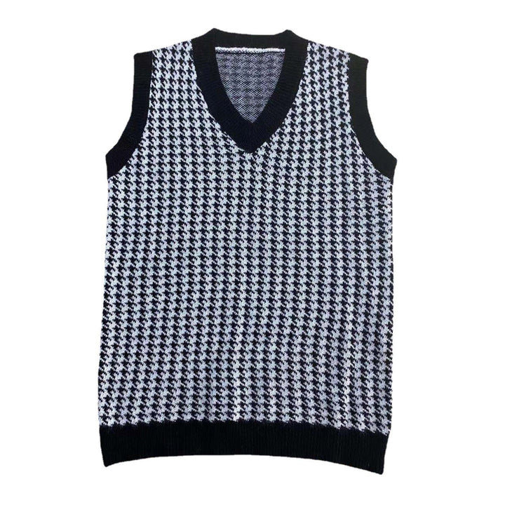 Damen Strickkleid mit angesagtem Hahnentrittmuster Drune