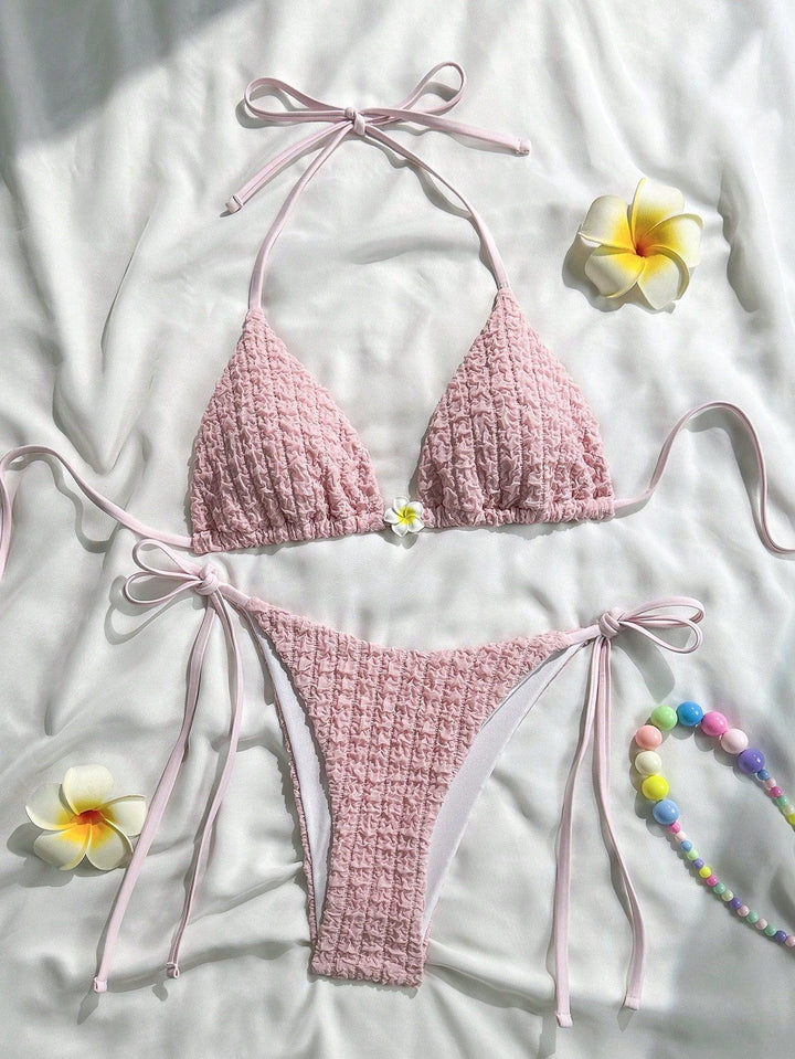 Damen raffinierter Triangel-Bikini Drune