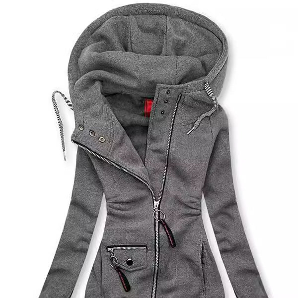 Drune | Lässiger Slim Fit Sweatshirt mit Kapuzenpullover